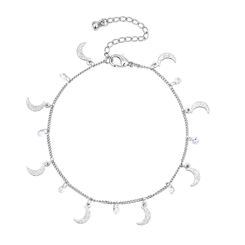 Anklets surrounded by eight moons