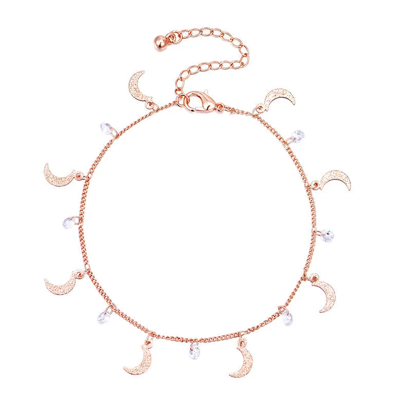 Anklets surrounded by eight moons