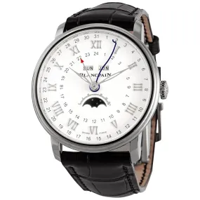 Blancpain Villeret Complete Calender Moonphase Automatic White Dial Men's Watch 6676-1127-55B