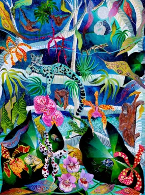 Blue Leopard -  Limited Edition Print