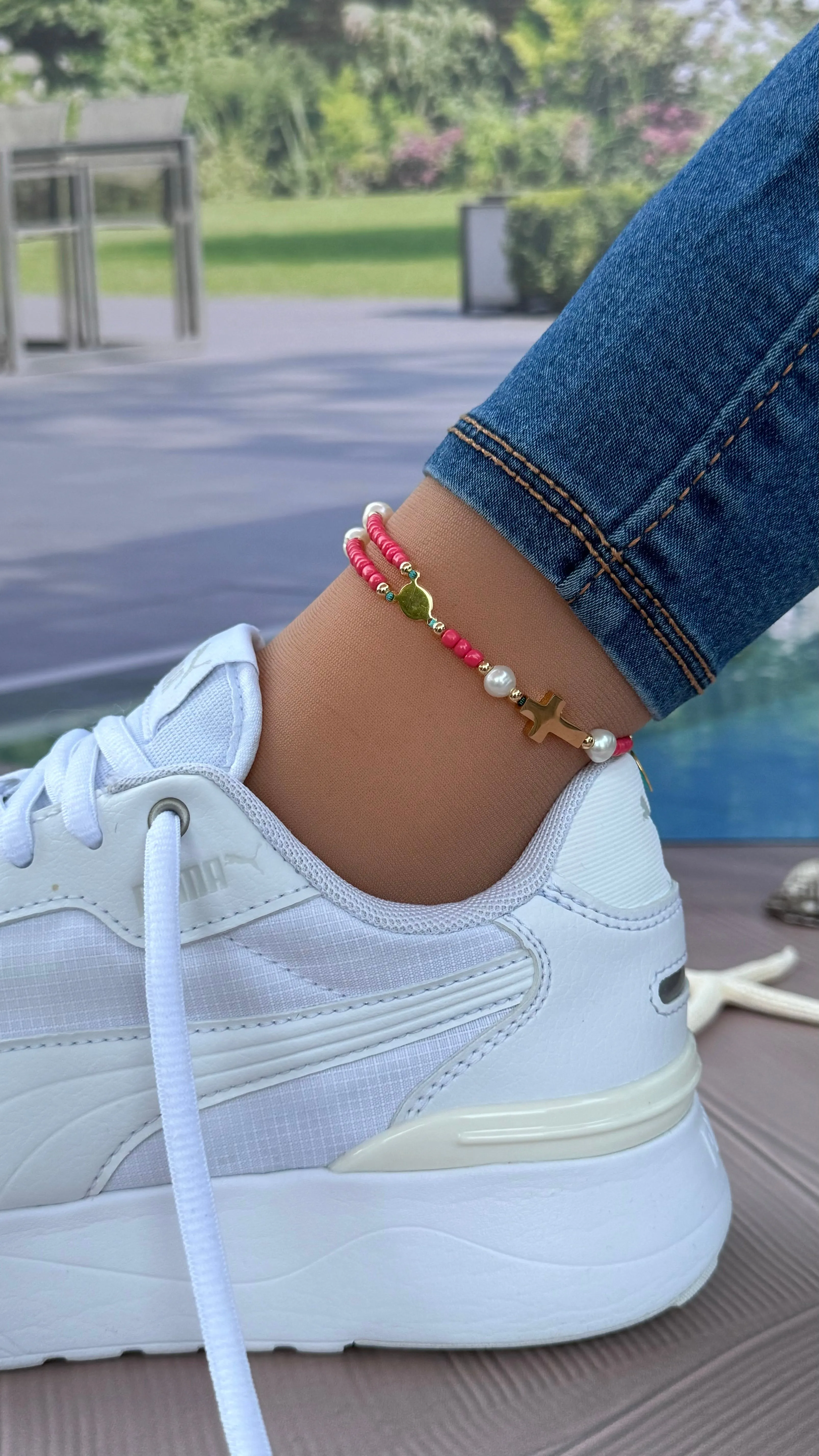 Rosario Adjustable Anklet
