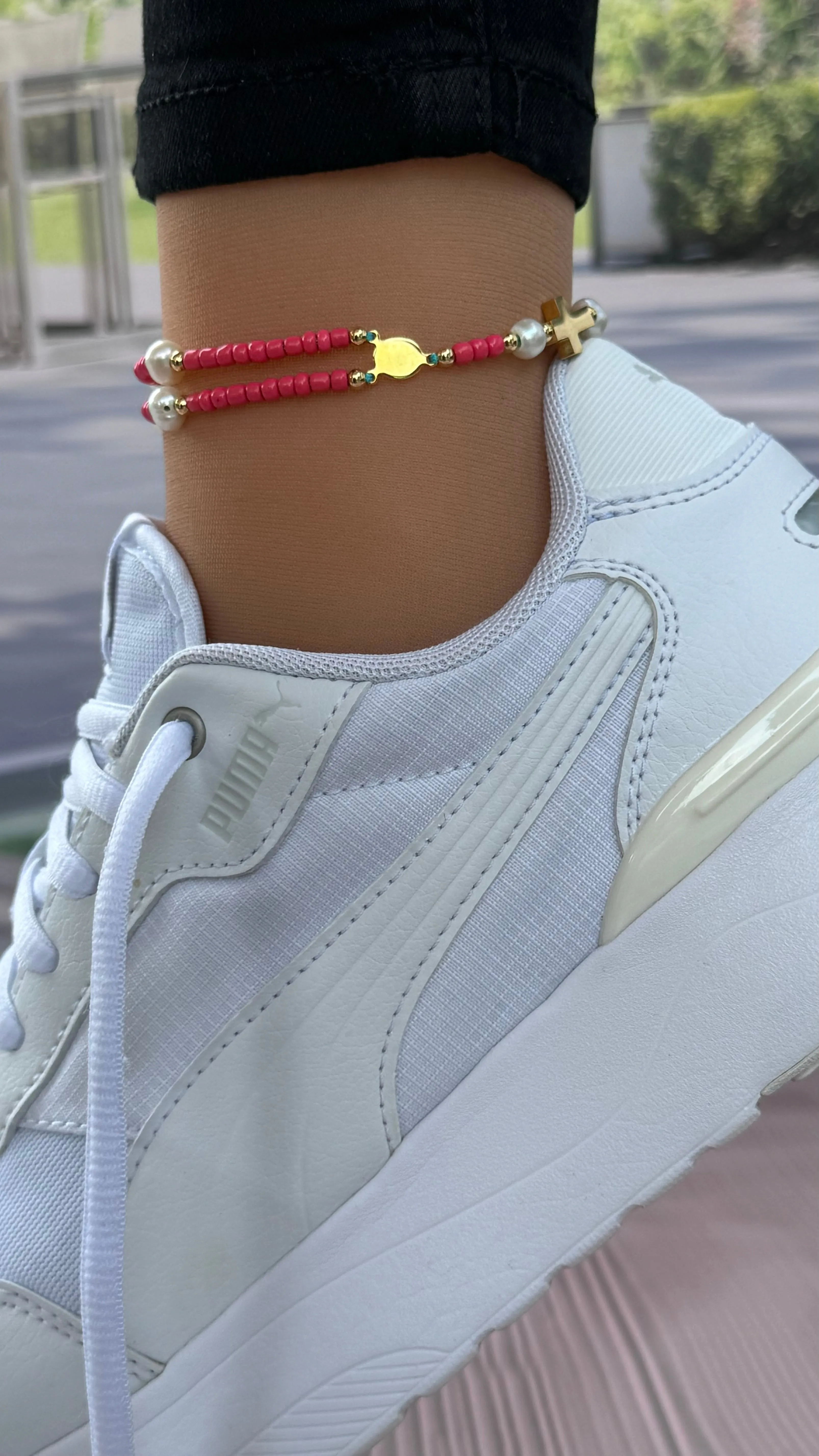 Rosario Adjustable Anklet